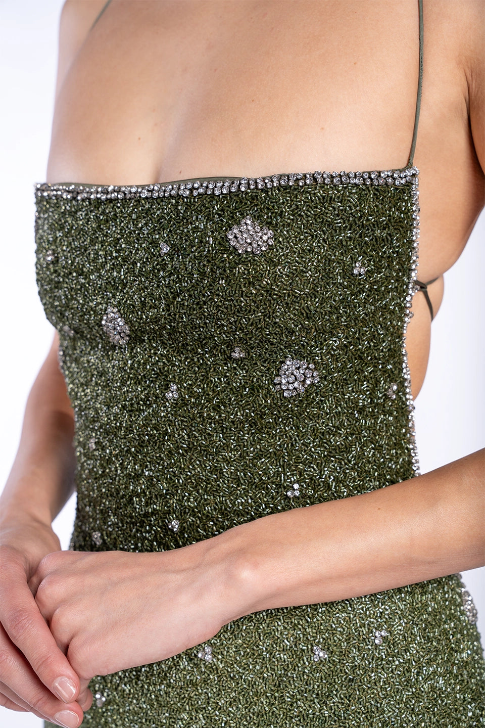 Designer Green Mini dresses, shop online with free delivery in UAE. Product gallery 5