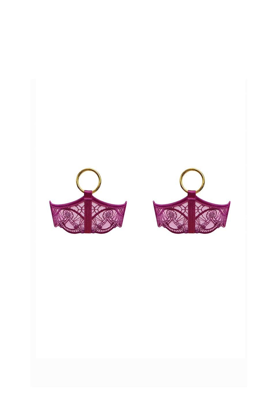 Shop online trendy Pink Lingerie accessories from Bordelle Fashion designer. Product gallery 1