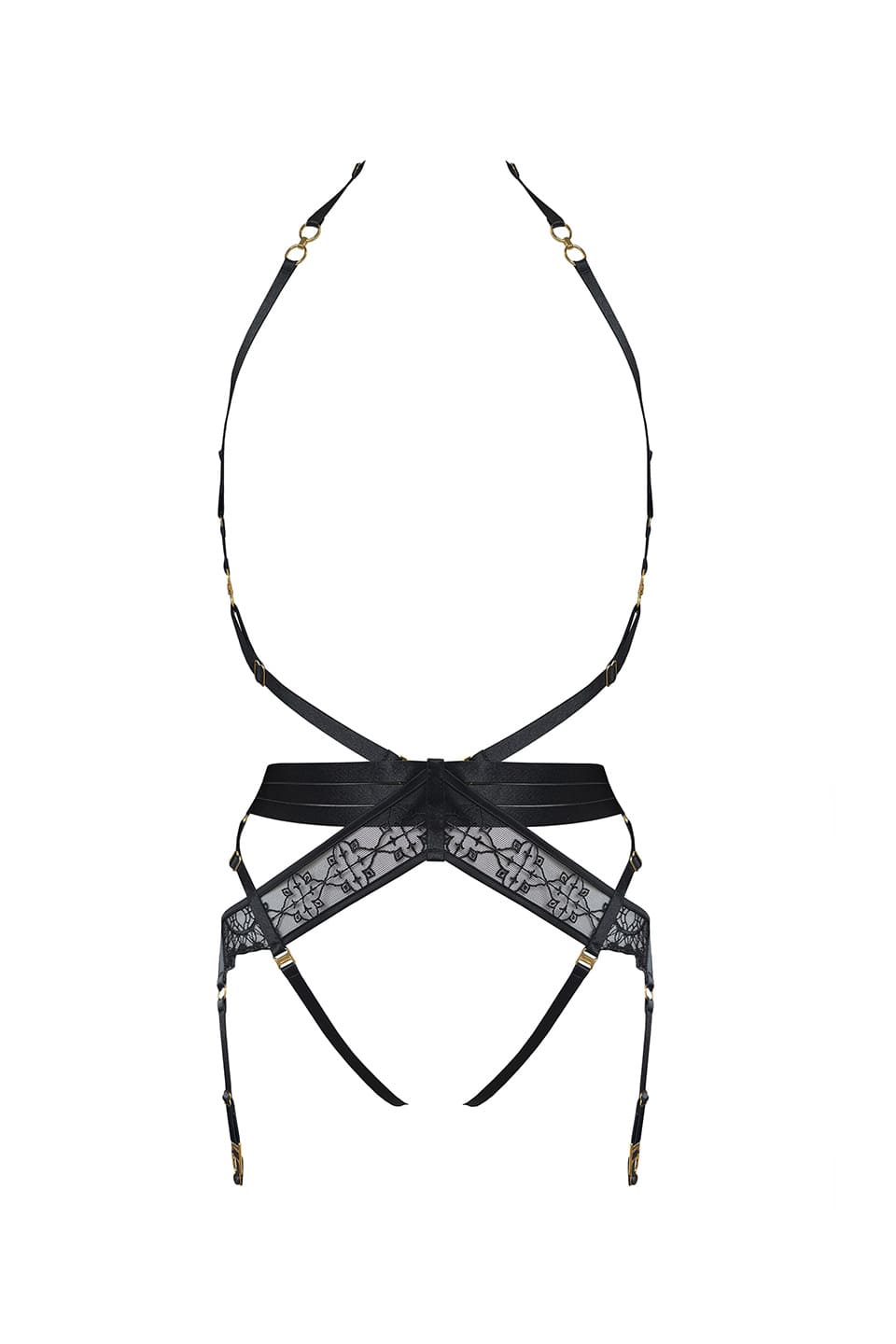Thumbnail for Product gallery 1, Mari Suspender Harness Black