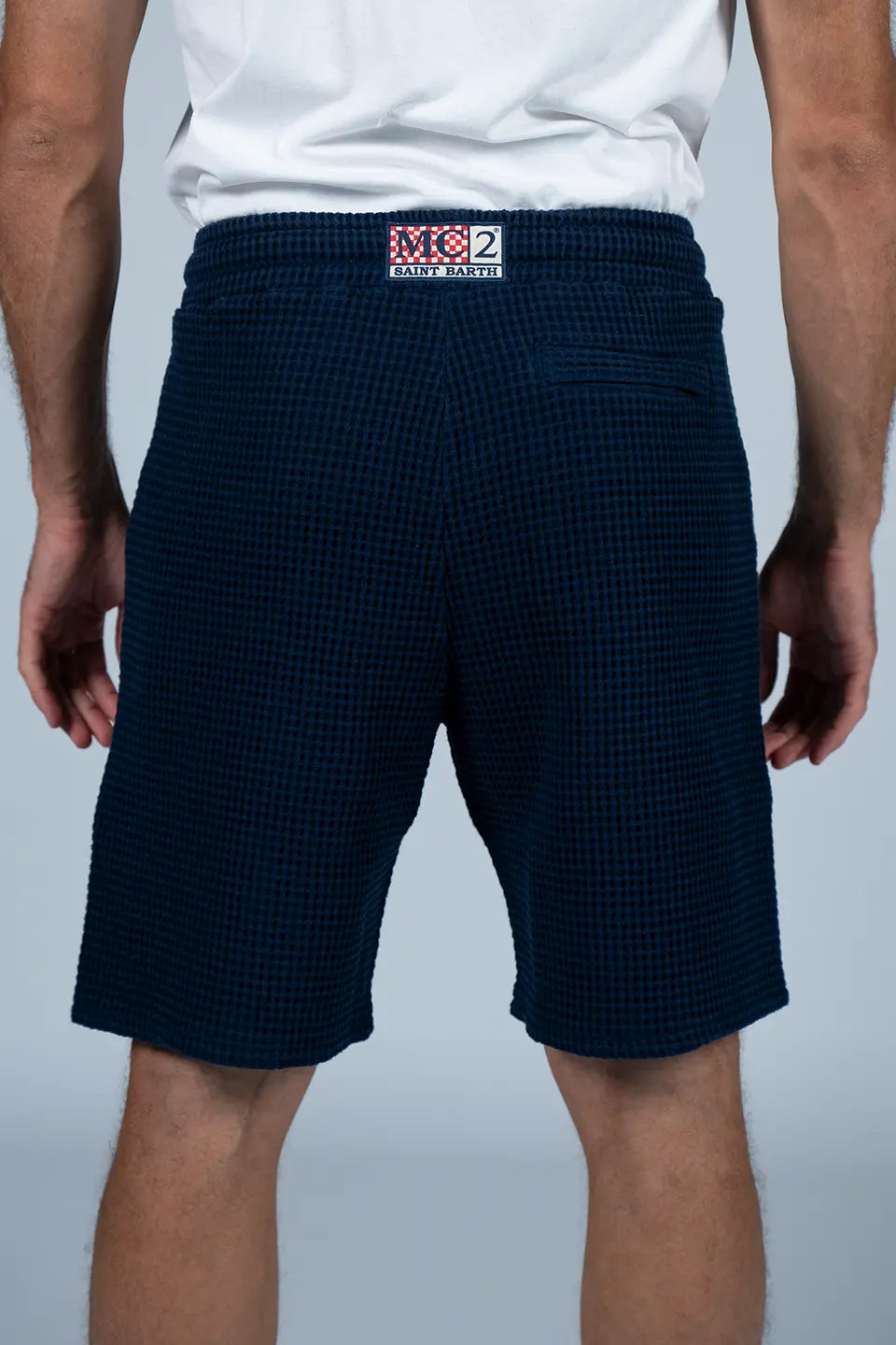 Designer Blue Men Shorts, shop online with free delivery in UAE. Product gallery 2