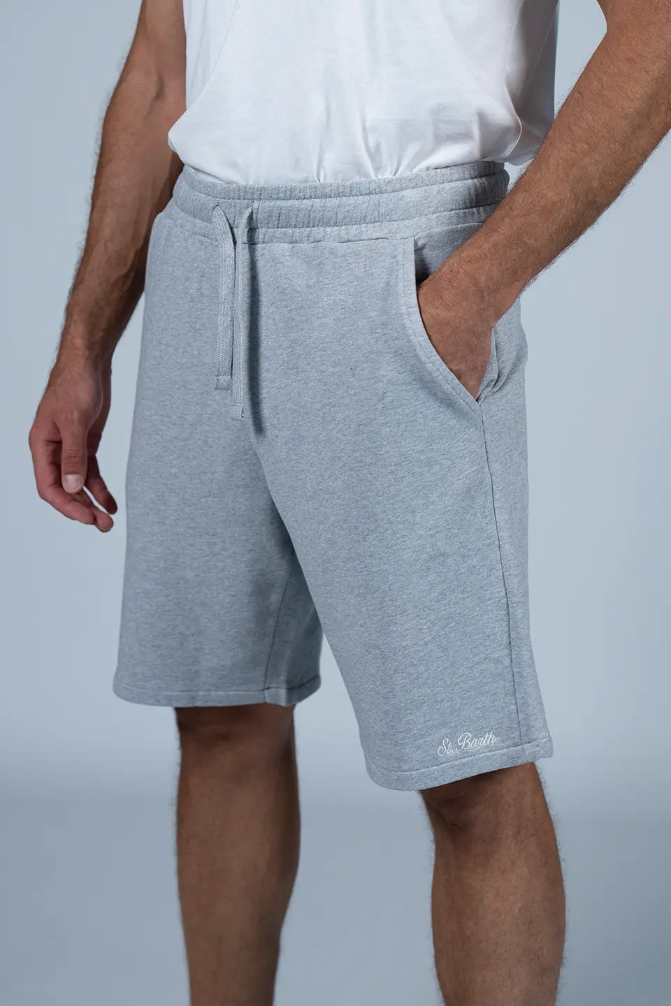 Designer Gray Men Shorts, shop online with free delivery in Dubai. Product gallery 3