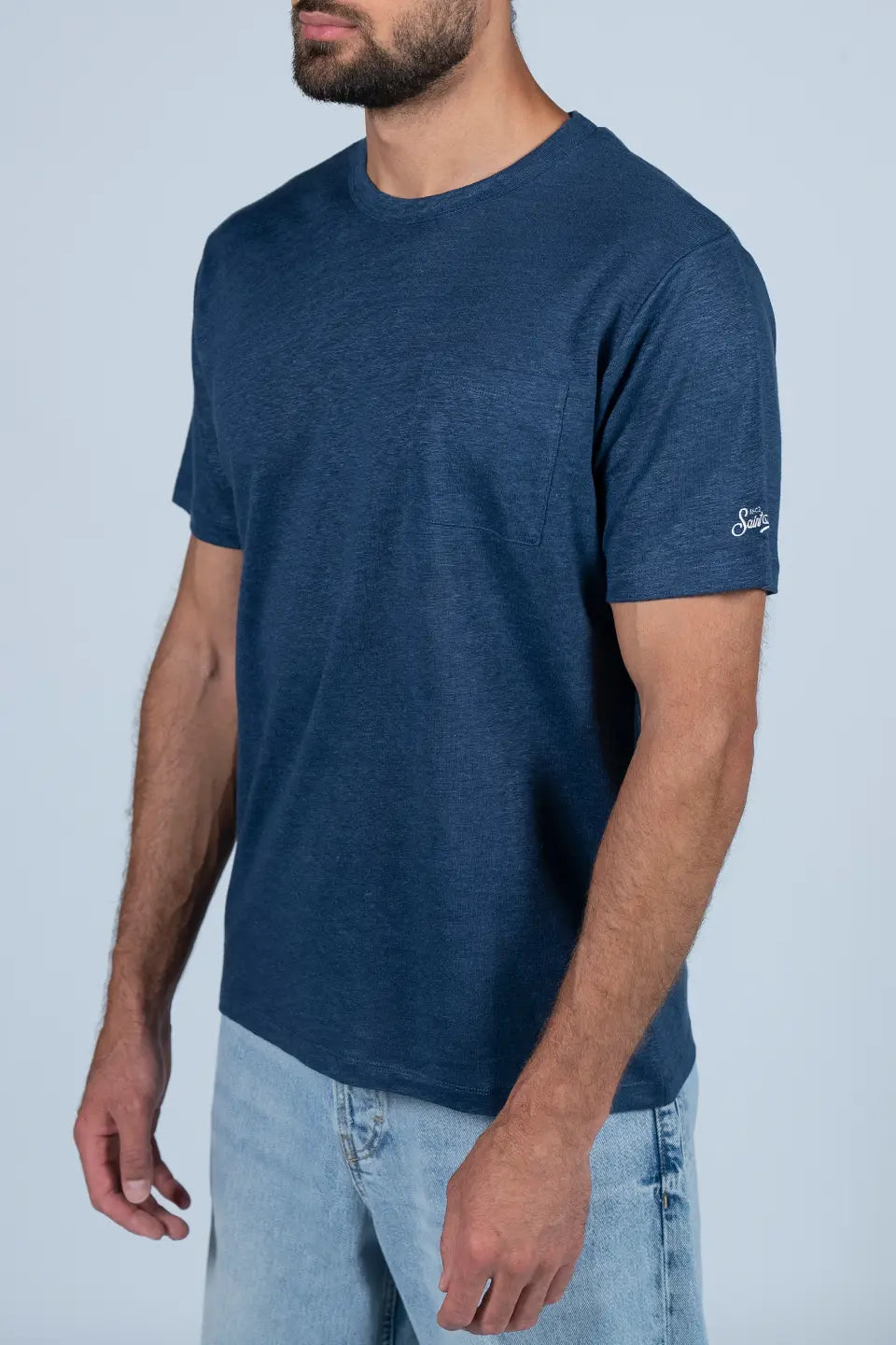 Designer Blue Men T-shirts, shop online with free delivery in Dubai. Product gallery 3