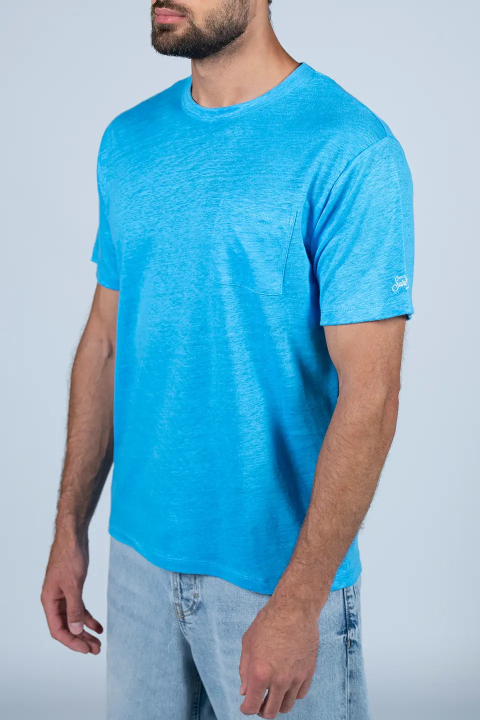 Designer Blue Men T-shirts, shop online with free delivery in Dubai. Product gallery 3