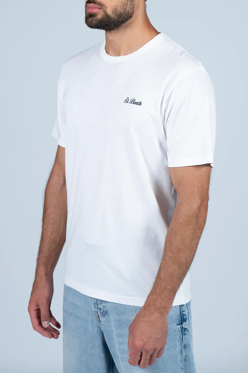 Designer White Men T-shirts, shop online with free delivery in UAE. Product gallery 2