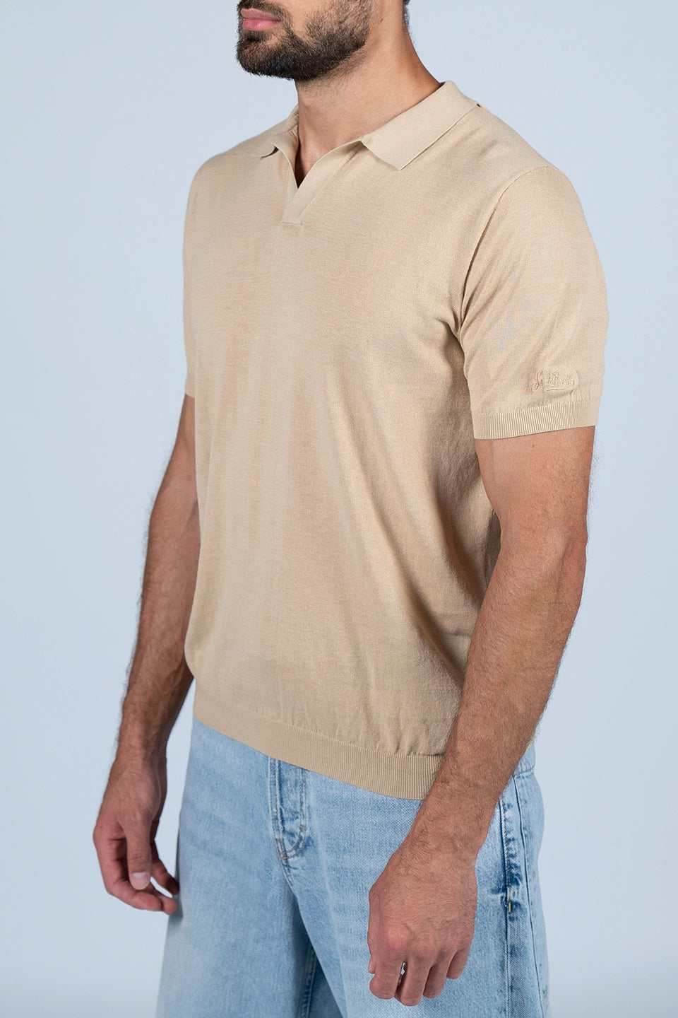 Designer Beige Men T-shirts, shop online with free delivery in Dubai. Product gallery 3