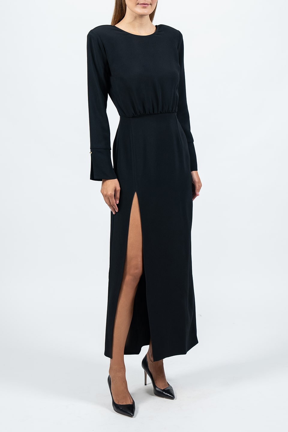 Designer Black Midi dresses, shop online with free delivery in UAE. Product gallery 2