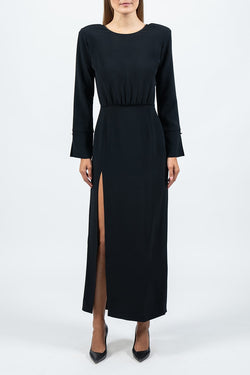 Federica Tosi | Black Midi  Dress
