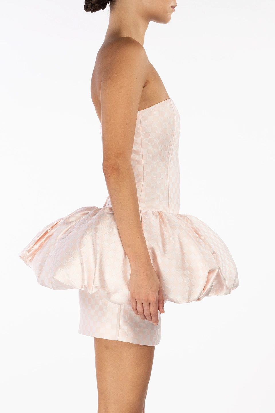 Designer Ivory & Pink Mini dresses, shop online with free delivery in UAE. Product gallery 4