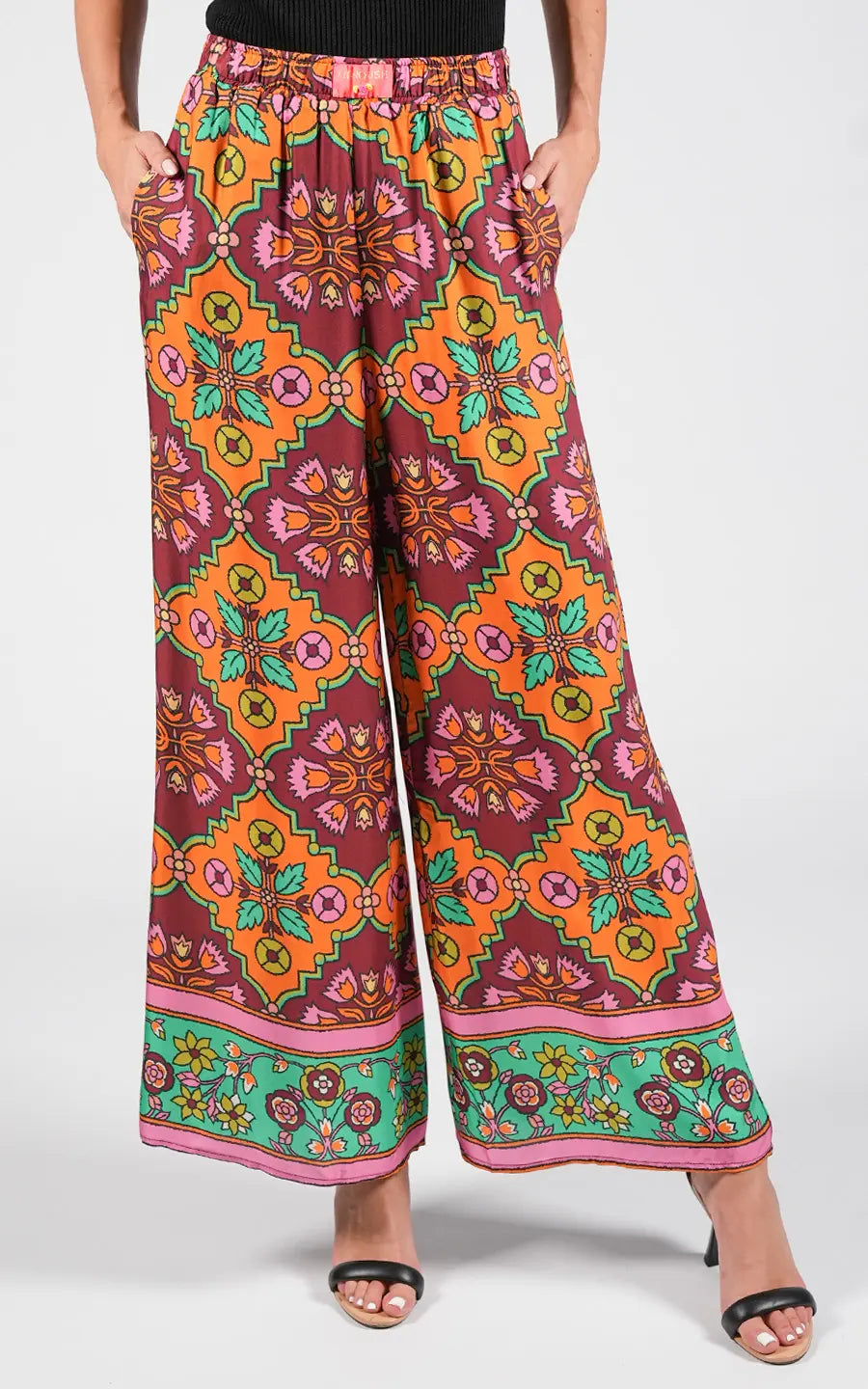 Designer Multicolor Women pants, shop online with free delivery in UAE. Product gallery 2