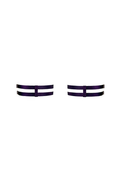 Bordelle | Nara Bondage Garters Deep Purple, alternative view