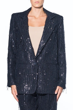 Federica Tosi | Blue Sequined Blazer