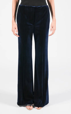 Borgo de Nor | Morgan Navy Velvet Trouser