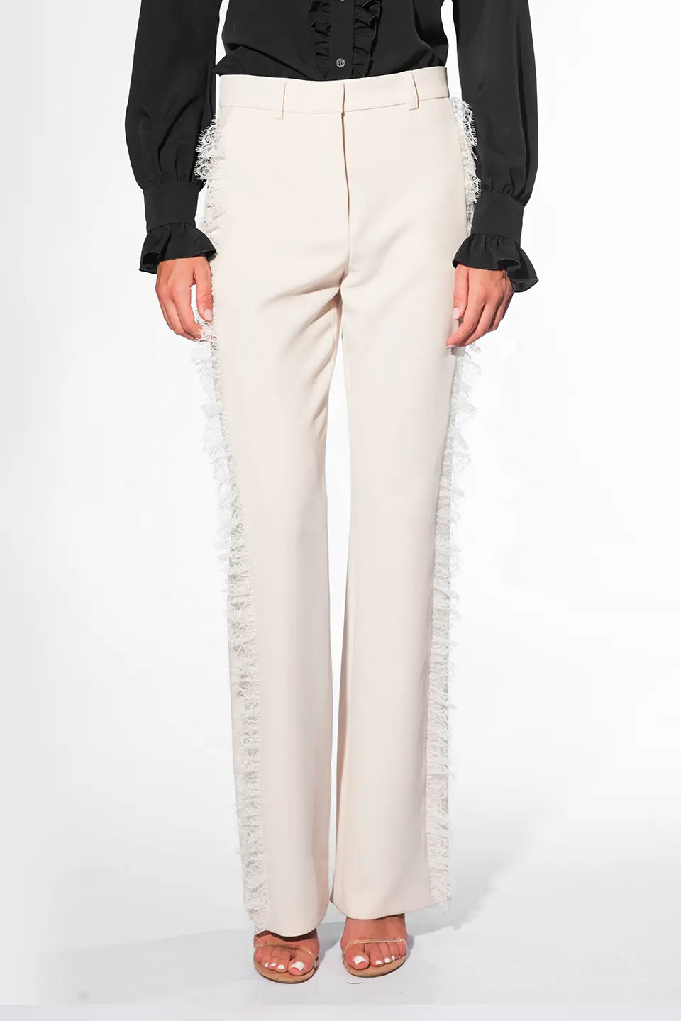 Shop online trendy Beige Women pants from Vivetta Fashion designer. Product gallery 1