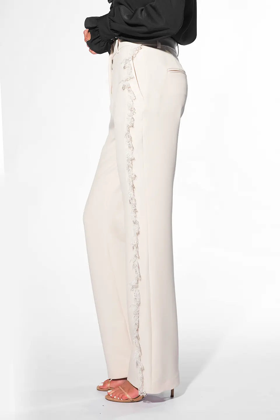 Designer Beige Women pants, shop online with free delivery in Dubai. Product gallery 3