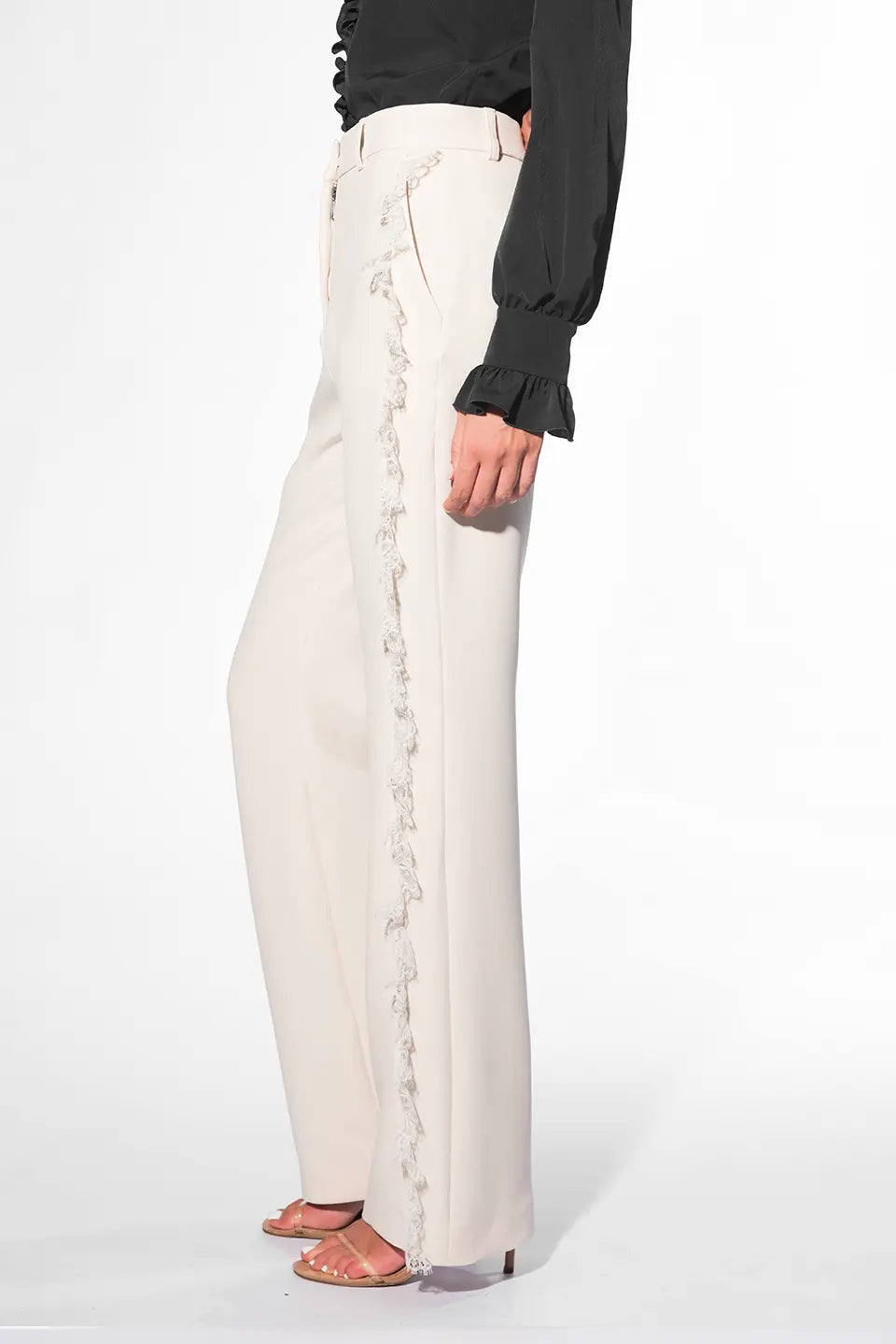 Designer Beige Women pants, shop online with free delivery in UAE. Product gallery 5