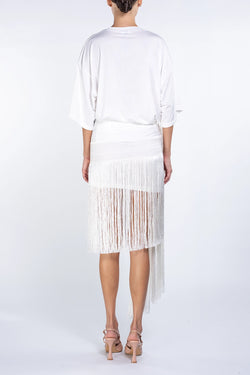 The Andamane | Off White Azul Mini Dress, alternative view