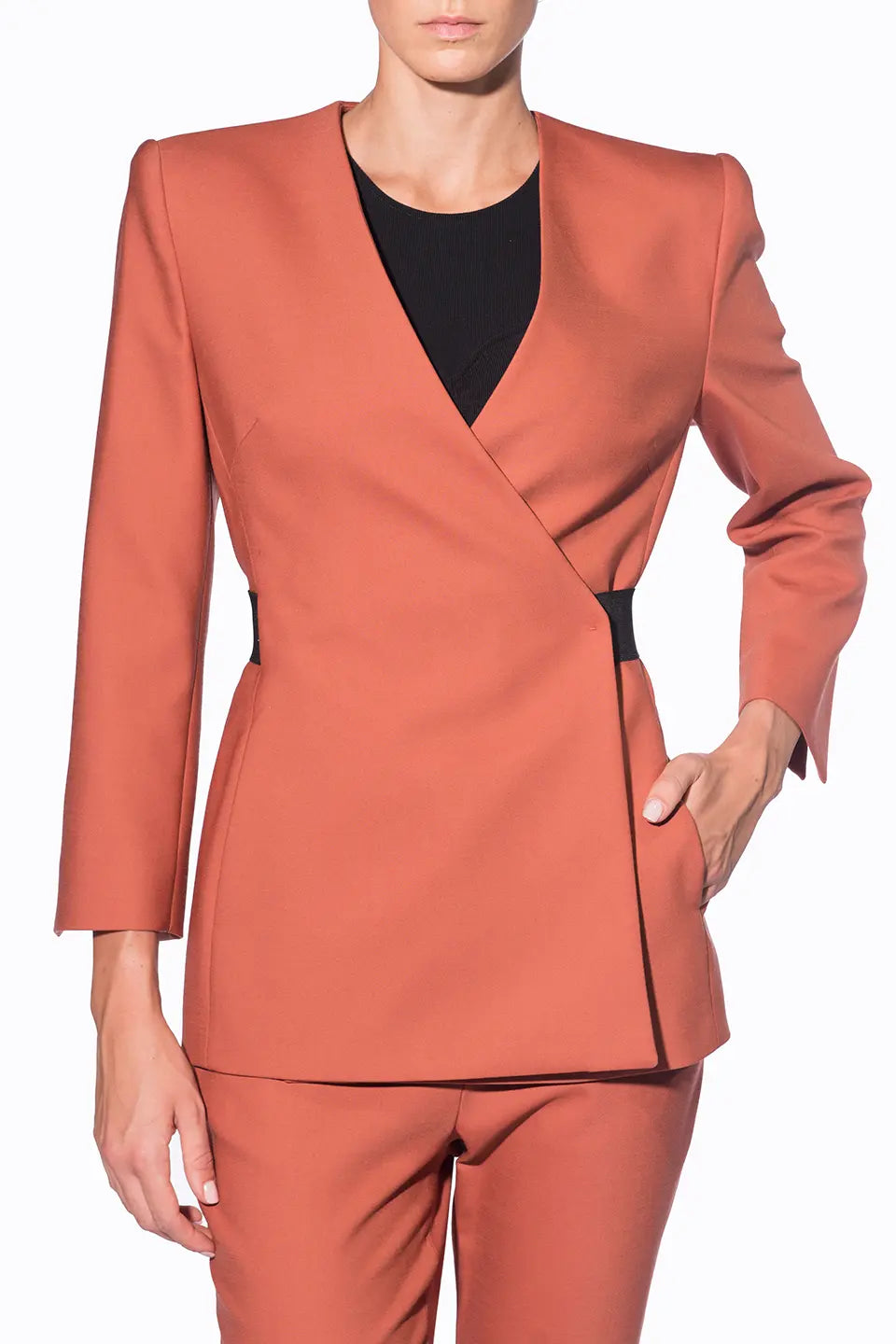 Designer Rust Women blazers, Jacket, shop online with free delivery in UAE. Product gallery 4