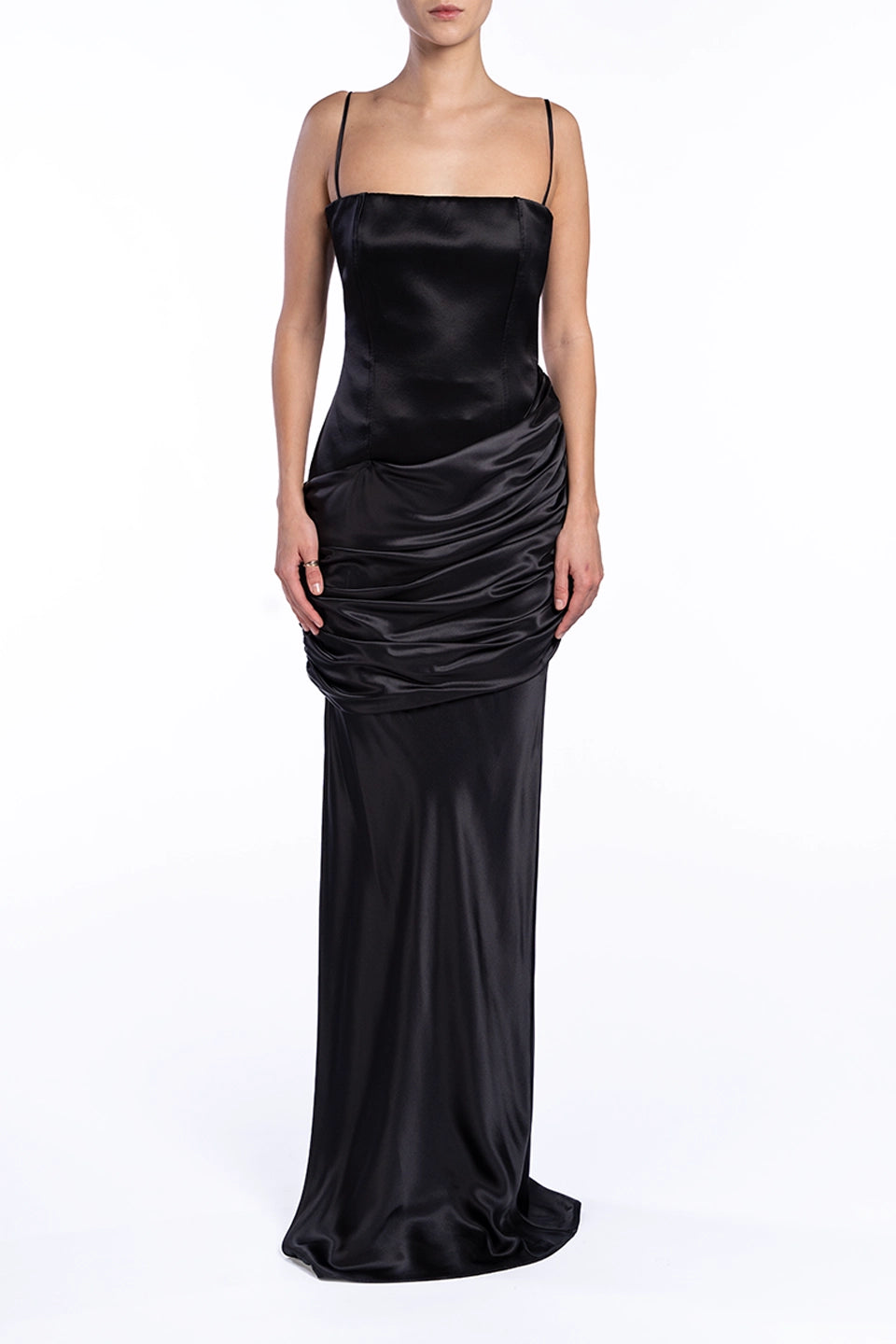 Shop online trendy Black Maxi dresses from Giuseppe Di Morabito Fashion designer. Product gallery 1