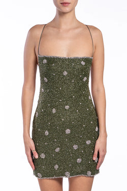 Giuseppe Di Morabito | Olive Mini Strap Dress