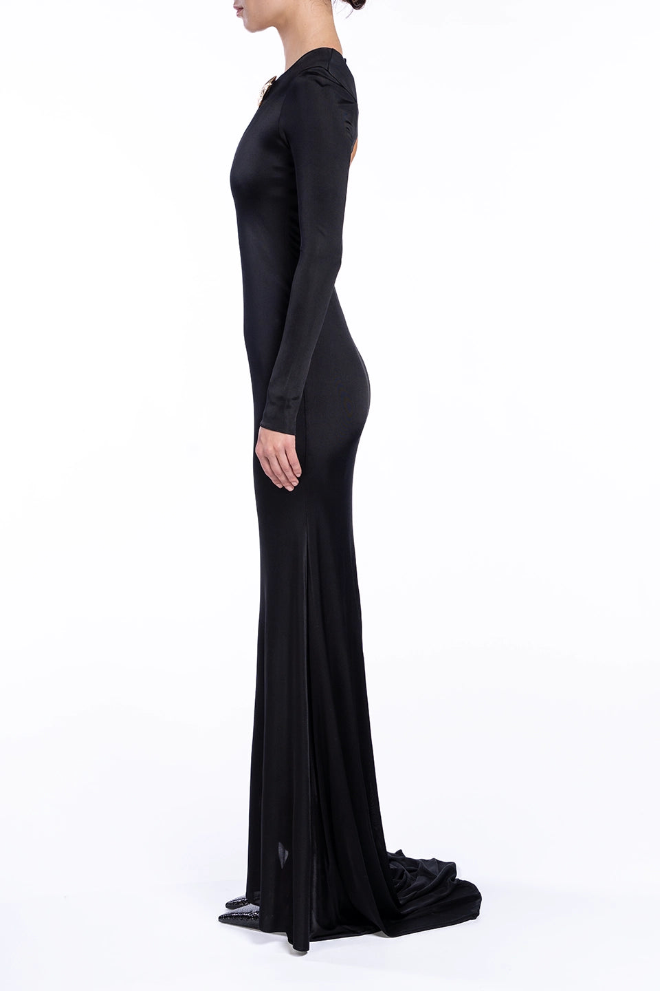 Designer Black Maxi dresses, shop online with free delivery in Dubai. Product gallery 3