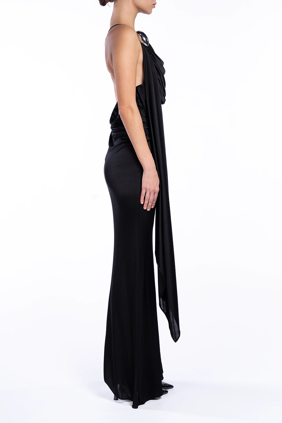 Designer Black Maxi dresses, shop online with free delivery in Dubai. Product gallery 3