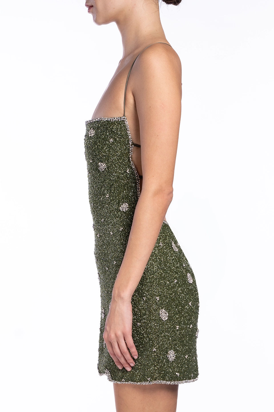 Designer Green Mini dresses, shop online with free delivery in Dubai. Product gallery 3