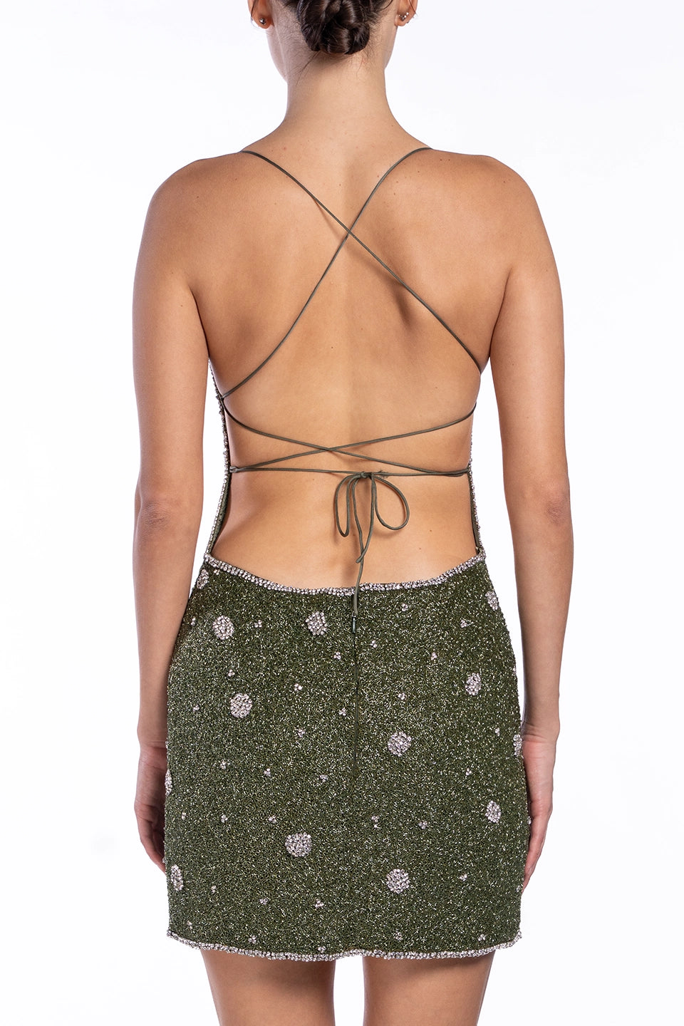 Designer Green Mini dresses, shop online with free delivery in UAE. Product gallery 6
