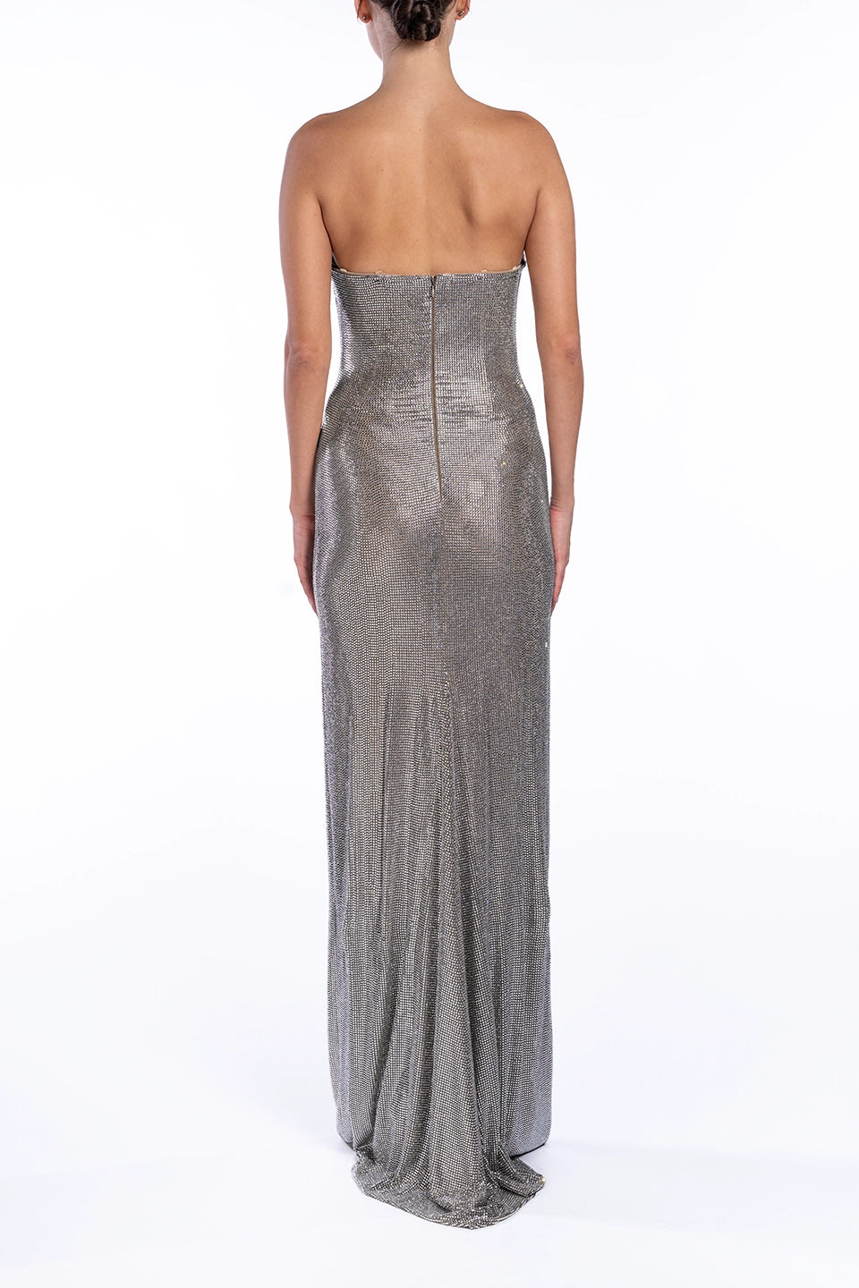 Designer Silver Maxi dresses, shop online with free delivery in UAE. Product gallery 4
