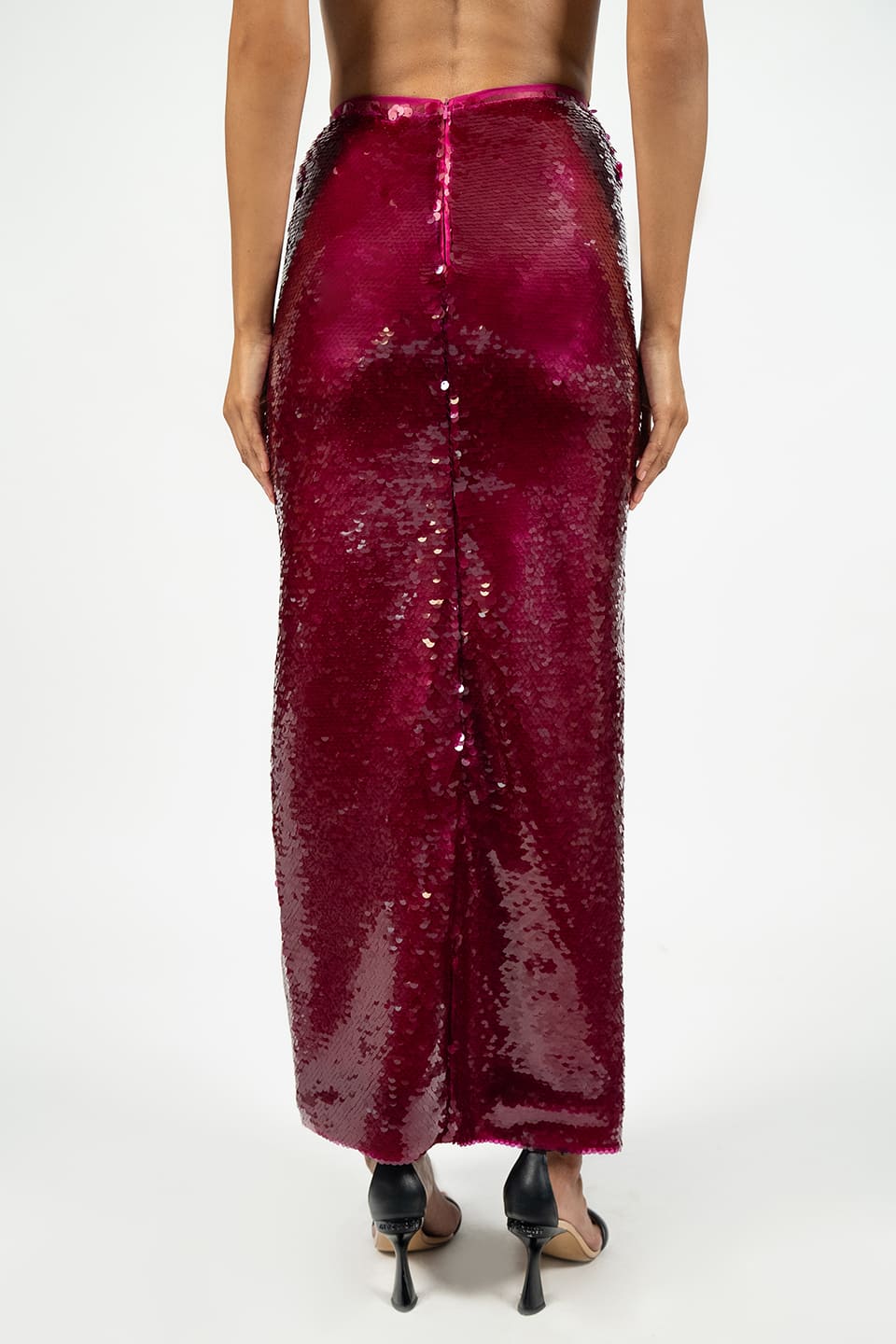 Thumbnail for Product gallery 5, Pink Sequin Midi Skirt