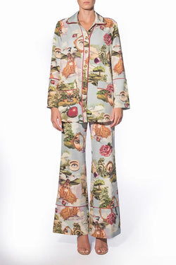 Vivetta | Surrealist Printed Pajama Jacket