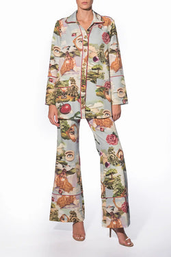 Vivetta | Surrealist Printed Pajama Jacket, alternative view