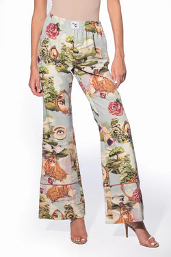 Vivetta | Surrealist Printed Pajama Trousers, alternative view