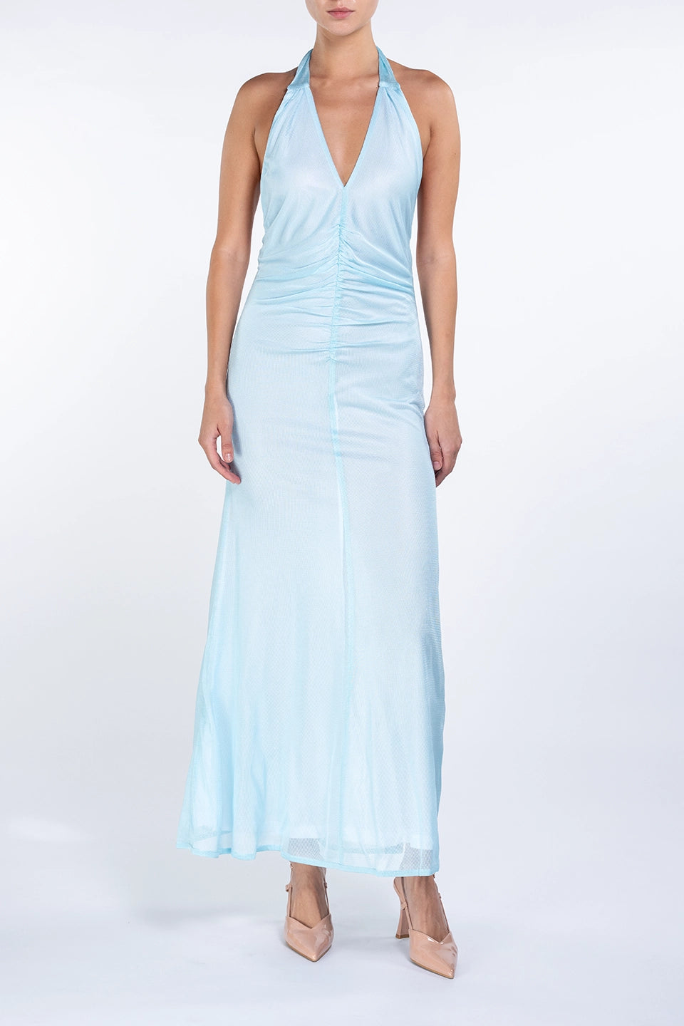 Designer Blue Maxi dresses, shop online with free delivery in Dubai. Product gallery 3