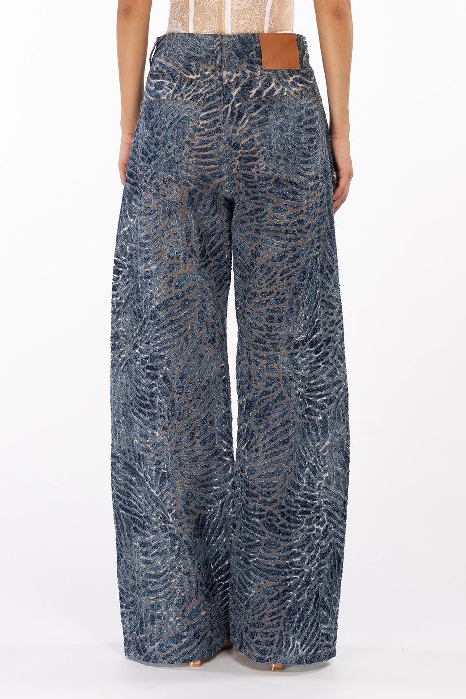 Designer Blue Women pants, shop online with free delivery in UAE. Product gallery 2