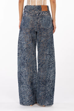 Giuseppe Di Morabito | Patterned Denim Trousers, alternative view