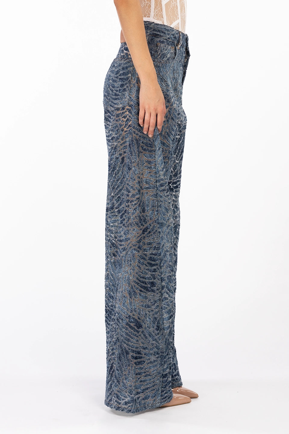 Designer Blue Women pants, shop online with free delivery in Dubai. Product gallery 3