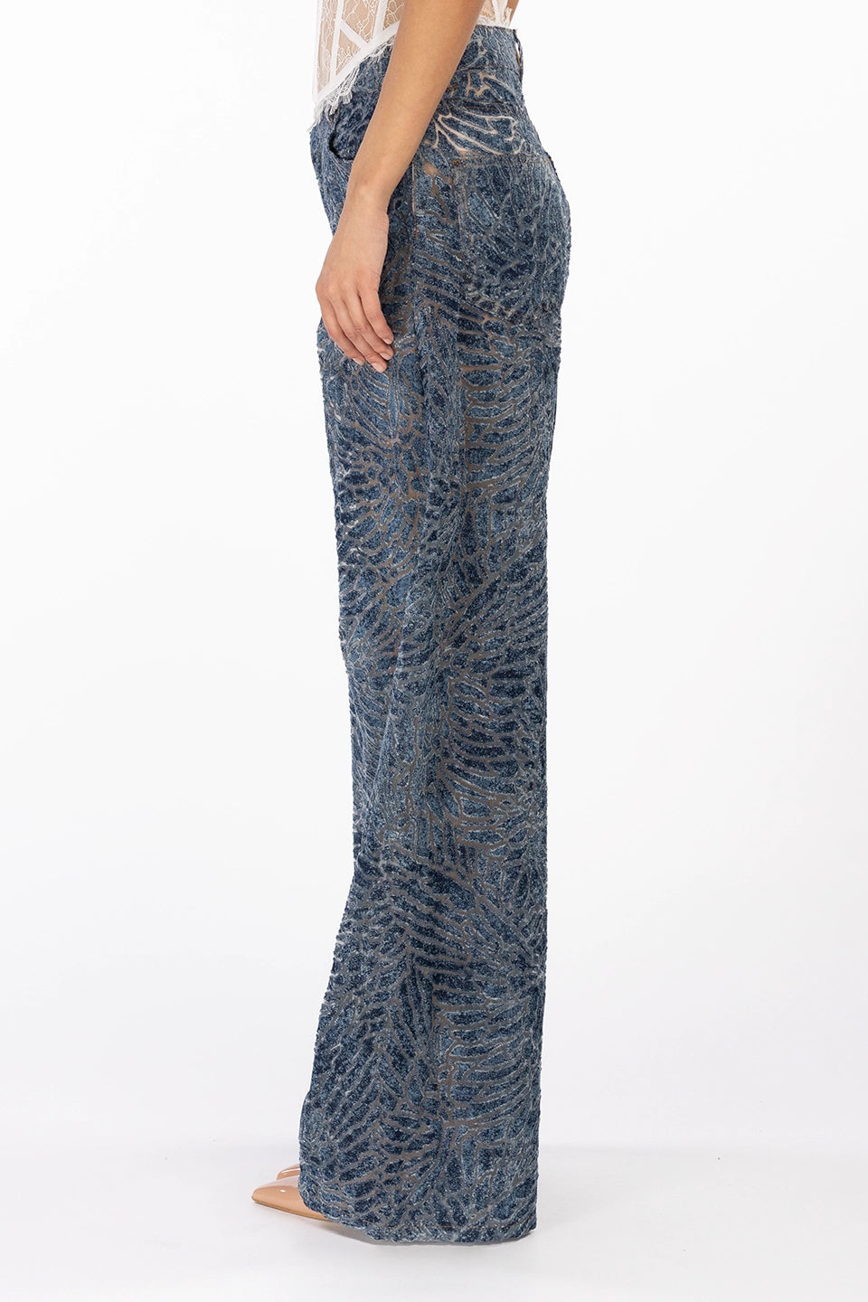 Designer Blue Women pants, shop online with free delivery in UAE. Product gallery 4
