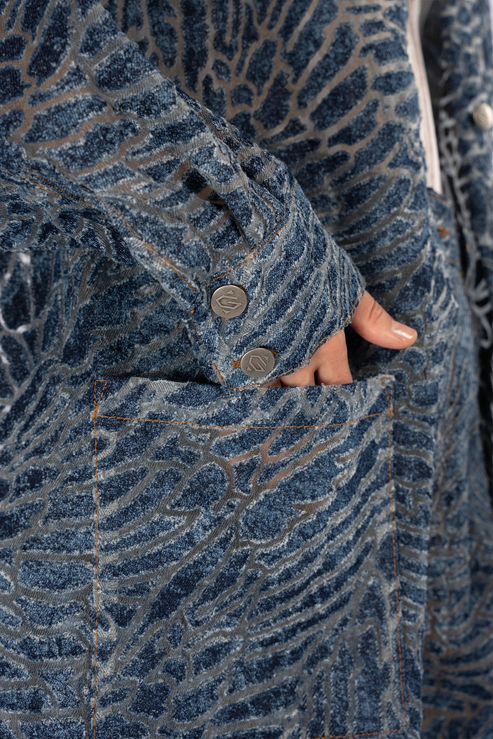 Designer Blue Women blazers, Jacket, shop online with free delivery in UAE. Product gallery 7