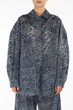 Giuseppe Di Morabito | Patterned Denim Shirt
