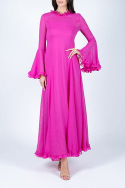 Vivetta | Georgette Pink Long Dress