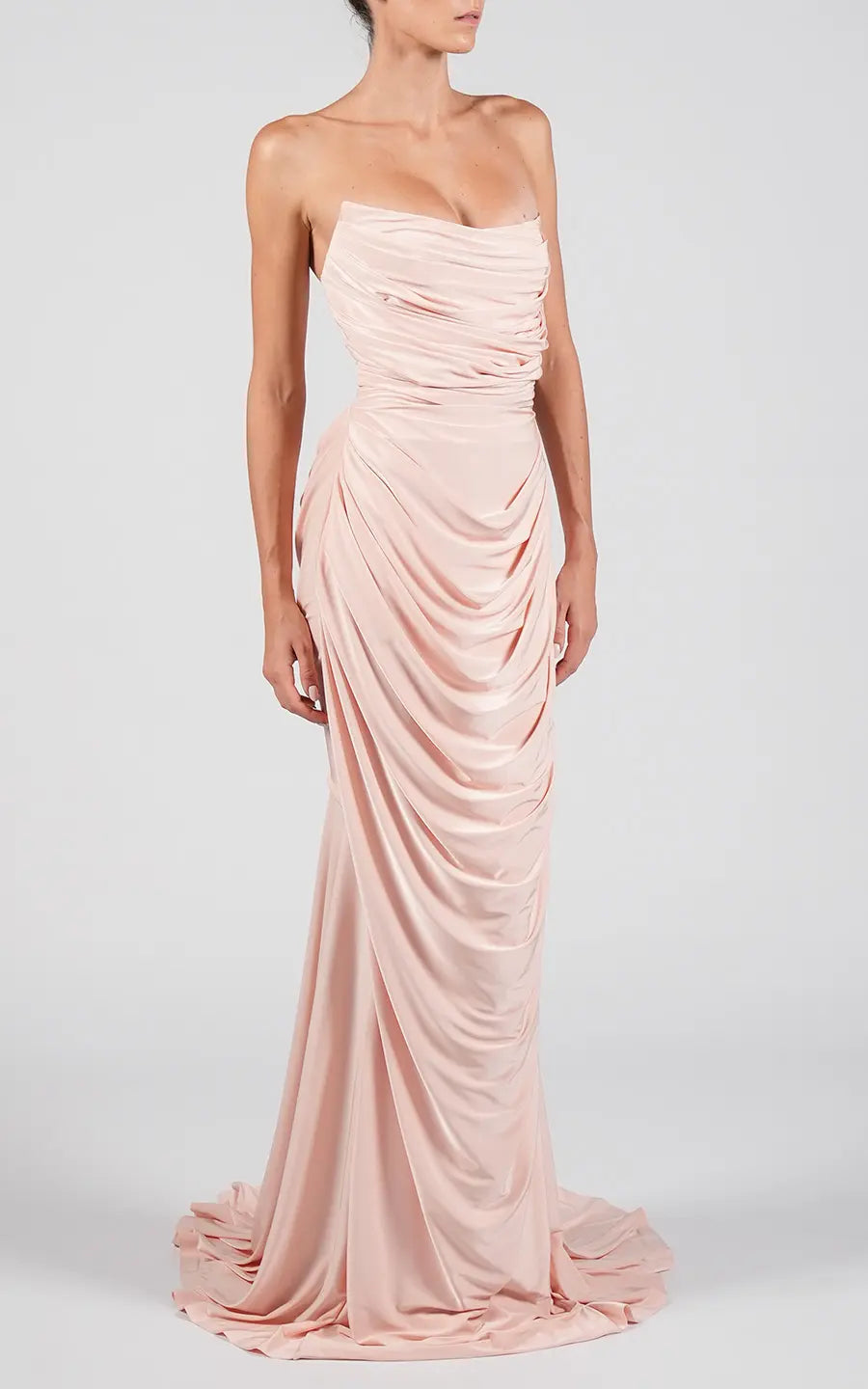 Designer Pink Maxi dresses, shop online with free delivery in UAE. Product gallery 5