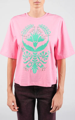 Manoush | Rose Woven Indian Block T-shirt