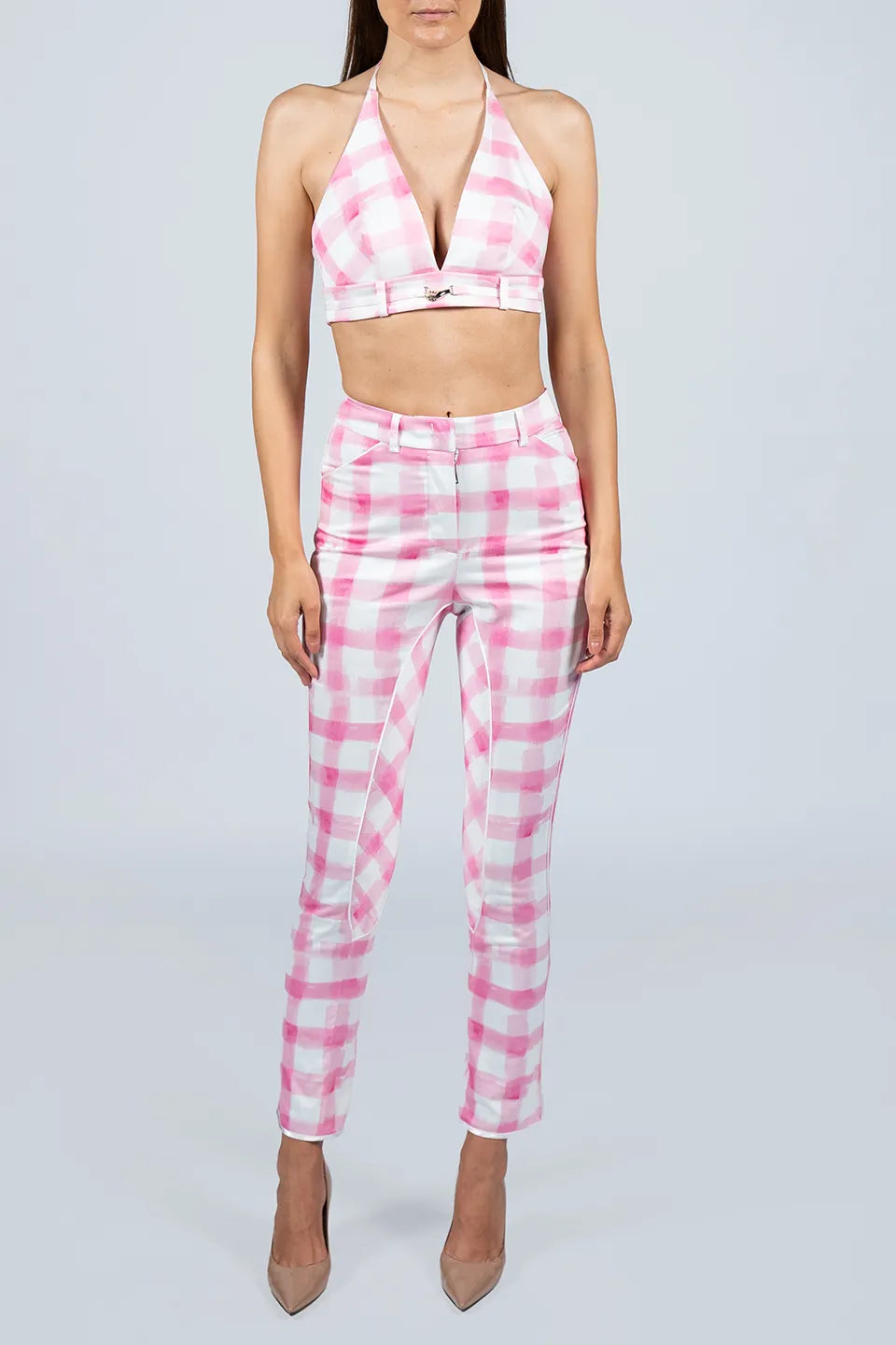 Designer Pink Women pants, shop online with free delivery in UAE. Product gallery 6