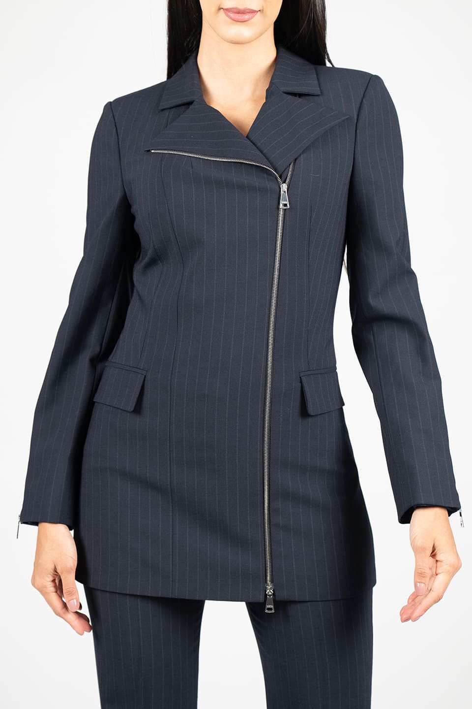 Shop online trendy Blue Women blazers from Vivetta Fashion designer. Product gallery 1