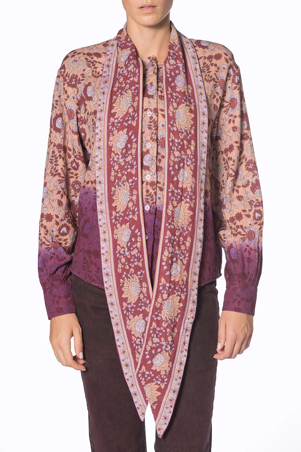 Designer Purple Women blouses, shop online with free delivery in Dubai. Product gallery 3