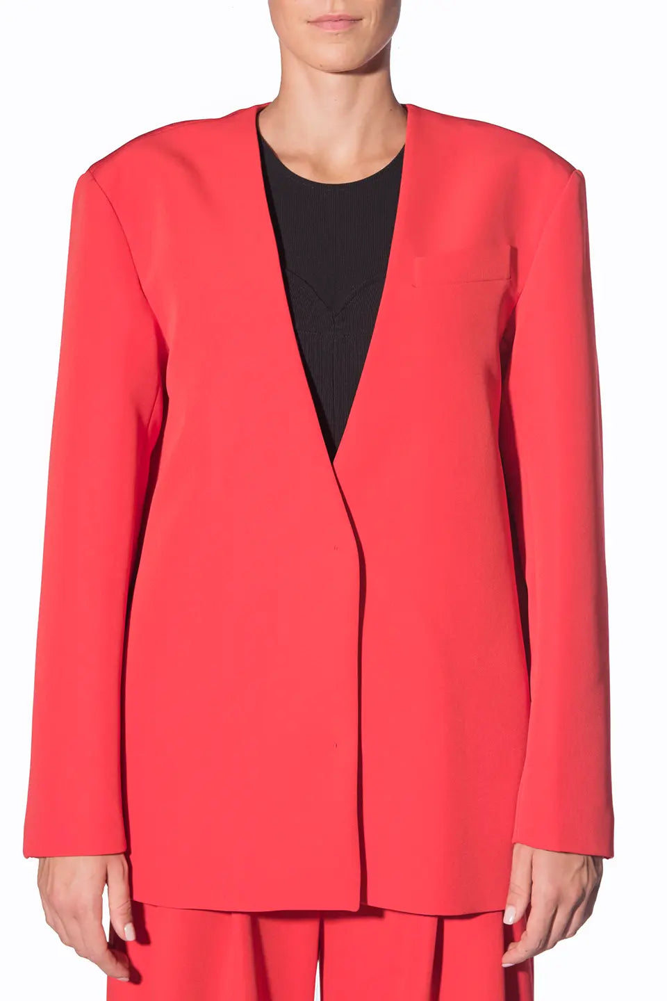 Shop online trendy Red Women blazers, Jacket from Alessandro Vigilante Fashion designer. Product gallery 1