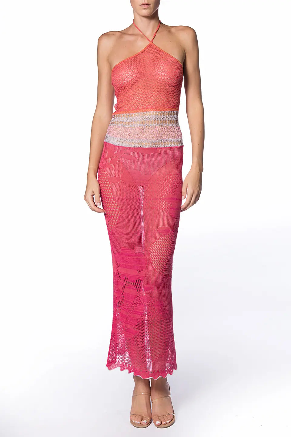 Shop online trendy Red Maxi dresses from Roberta Einer Fashion designer. Product gallery 1