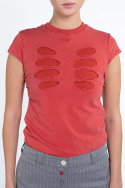 Avavav | Red Double Layer Baby T-Shirt