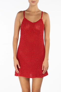 Giuseppe Di Morabito | Red Knitted Dress