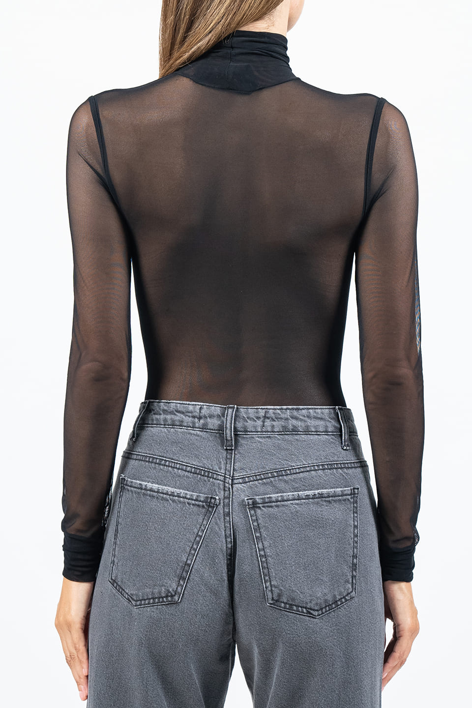 Thumbnail for Product gallery 3, Black Sheer Top